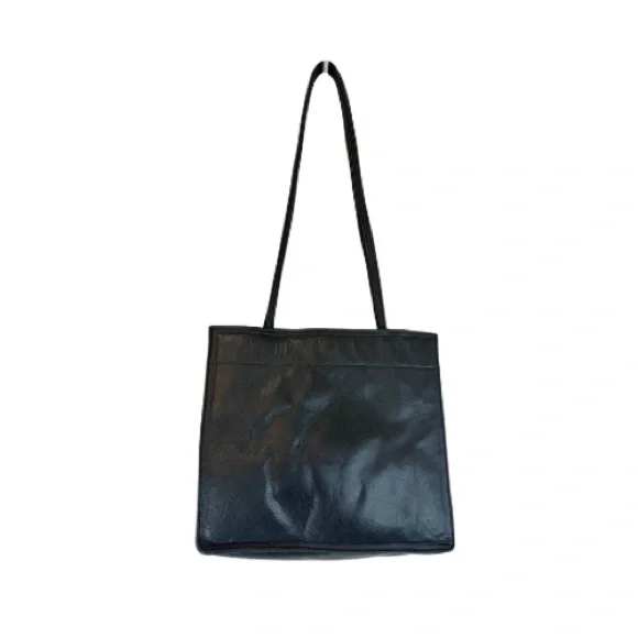 Vintage Betty Boop Black Leather Tote - Picture 5 of 6